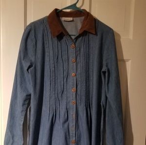 Modest denim  dress